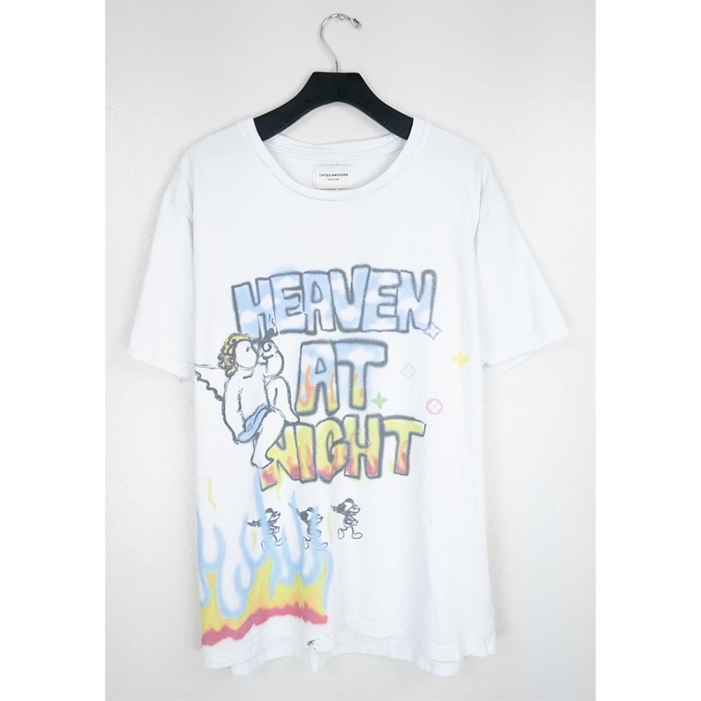 Lifted Anchors Heaven at Night T-shirt LV Logo